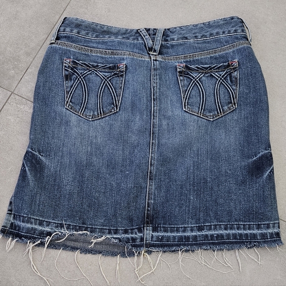 X2 Denim Mini Skirt - Picture 2 of 5